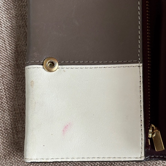 Tory Burch Burgundy Leather Wallet - Picture 5 of 8